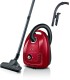 Bosch BGB38RD2 Serie 4, Aspirador con bolsa, Rojo