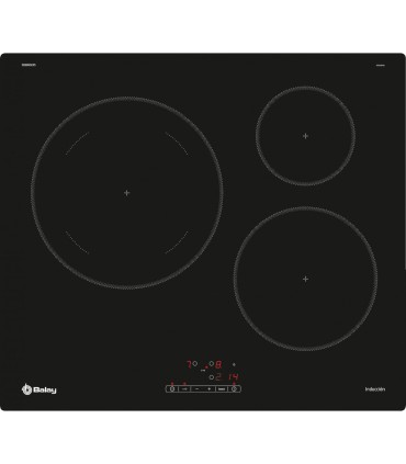 Balay 3EB865ERS Placa de inducción, 60 cm, negro