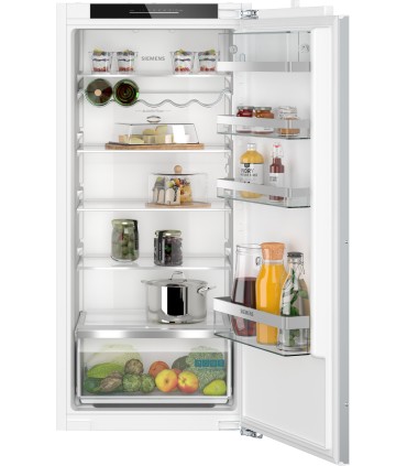 Siemens KI41RADD1 iQ500, Frigorífico 1 puerta integrable, 122.5 x 56 cm, Cierre suave con puerta fija