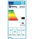 Balay 3BC565GN Campana decorativa de pared inclinada, 60 cm, Cristal negro