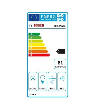 Bosch DHL755BL Serie 4, Módulo de integración, 75 cm, plata metalizado