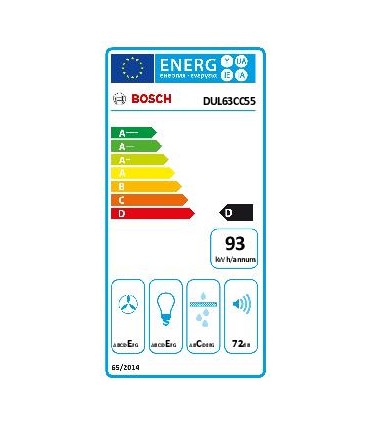 Bosch DUL63CC55 Serie 4, Campana convencional, 60 cm