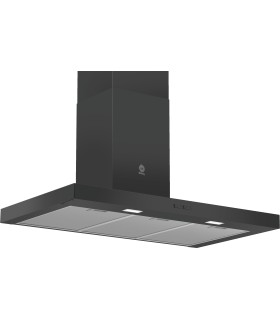 Balay 3BC096MN Campana decorativa de pared box, 90 cm, Negro