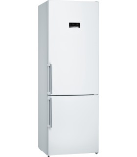 Bosch KGN49XWDP Serie 4, Frigorífico combinado de libre instalación, 203 x 70 cm, Blanco
