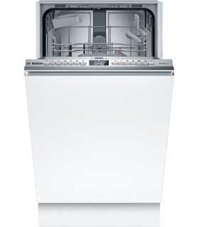 Bosch SPH4EKX24E Serie 4, Lavavajillas totalmente integrable, 45 cm, Puerta deslizante
