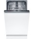 Bosch SPV2HKX42E Serie 2, Lavavajillas totalmente integrable, 45 cm