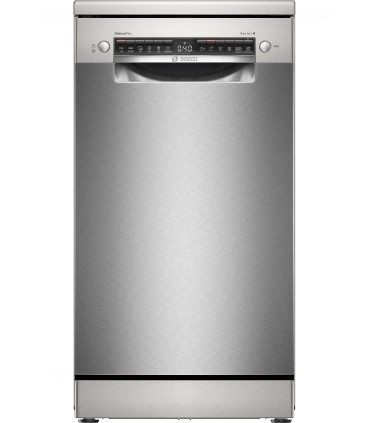 Bosch SPS4HMI49E Serie 4, Lavavajillas de libre instalación, 45 cm, Acero inoxidable