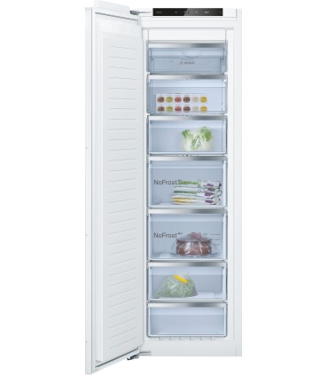 Bosch GIN81ACE0 Series 6, Congelador integrable, 177.2 x 55.8 cm, Cierre suave con puerta fija