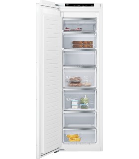 Siemens GI81NACE0 iQ500, Congelador integrable, 177.2 x 55.8 cm, Cierre suave con puerta fija