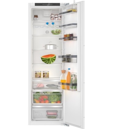 Bosch KIR81ADD0 Series 6, Frigorífico 1 puerta integrable, 177.5 x 56 cm, Cierre suave con puerta fija
