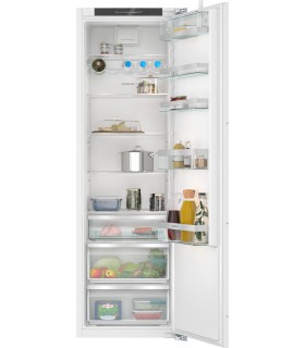 Siemens KI81RADD0 iQ500, Frigorífico 1 puerta integrable, 177.5 x 56 cm, Cierre suave con puerta fija