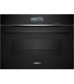 Siemens CS736G1B1 iQ700, Horno compacto con vapor, 60 x 45 cm, Negro