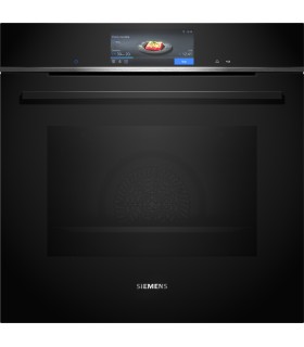 Siemens HB778G3B1 iQ700, Horno pirolítico, 60 x 60 cm, Negro