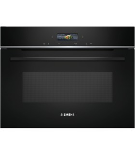 Siemens CE732GXB1 iQ700, Microondas integrable, 60 x 45 cm, Negro