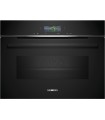 Siemens CM724G1B1 iQ700, Horno compacto con microondas, 60 x 45 cm, Negro