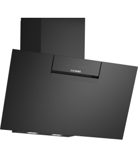 Siemens LC87KFN60 iQ300, Campana decorativa de pared, 80 cm, Cristal negro