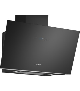 Siemens LC91KLT60 iQ700, Campana decorativa de pared, 90 cm, Cristal negro
