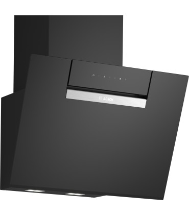 Bosch DWK67FN60 Serie 4, Campana decorativa de pared, 60 cm, Cristal negro