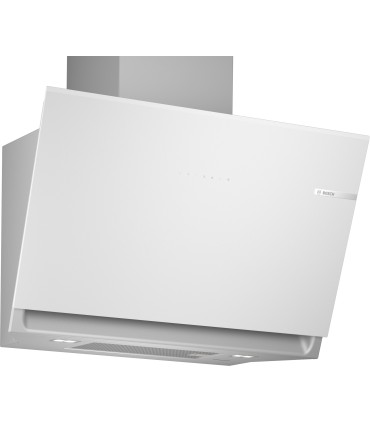 Bosch DWK81AN20 Serie 6, Campana decorativa de pared, 80 cm, Cristal blanco