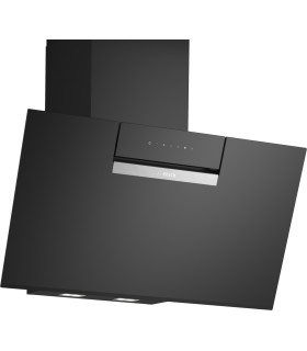 Bosch DWK87FN60 Serie 4, Campana decorativa de pared, 80 cm, Cristal negro