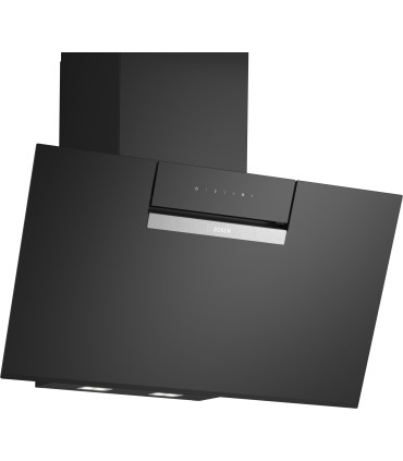 Bosch DWK87FN60 Serie 4, Campana decorativa de pared, 80 cm, Cristal negro