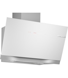 Bosch DWK91LT20 Serie 8, Campana decorativa de pared, 90 cm, Cristal blanco