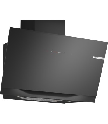 Bosch DWK91LT60 Serie 8, Campana decorativa de pared, 90 cm, Cristal negro