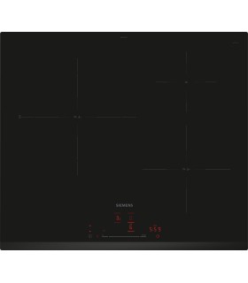 Siemens EH631HCC1E iQ100, Placa de inducción, 60 cm, Negro, sin perfiles