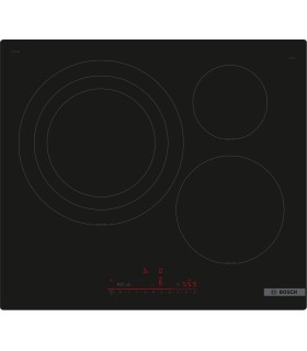 Bosch PID61RHB1E Serie 6, Placa de inducción, 60 cm, Negro, sin perfiles