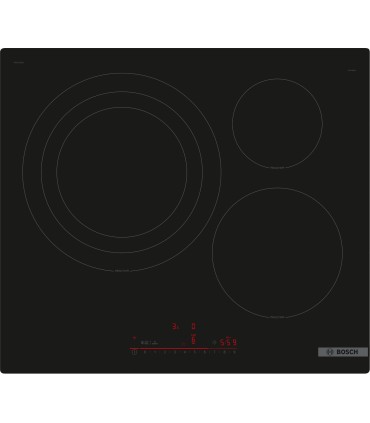 Bosch PID61RHB1E Serie 6, Placa de inducción, 60 cm, Negro, sin perfiles