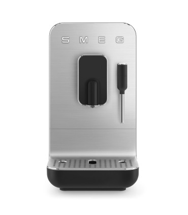 Smeg BCC12BLMEU Cafetera superautomática, Collezione, Negro, con vaporizador