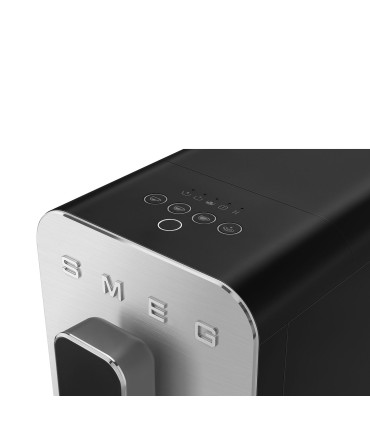 Smeg BCC12BLMEU Cafetera superautomática, Collezione, Negro, con vaporizador