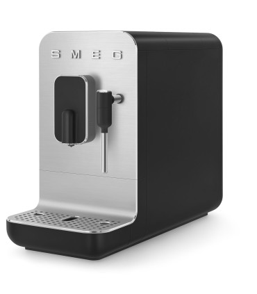 Smeg BCC12BLMEU Cafetera superautomática, Collezione, Negro, con vaporizador