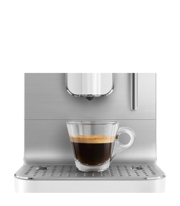 Smeg BCC12WHMEU Cafetera superautomática, Collezionee, Blanco, con vaporizador