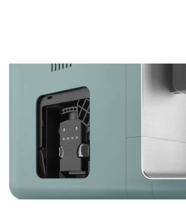 Smeg BCC13EGMEU Cafetera superautomática, Collezione, Verde Esmeralda Mate, con capuccinador