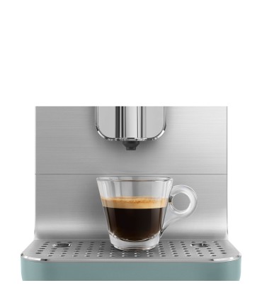 Smeg BCC13EGMEU Cafetera superautomática, Collezione, Verde Esmeralda Mate, con capuccinador