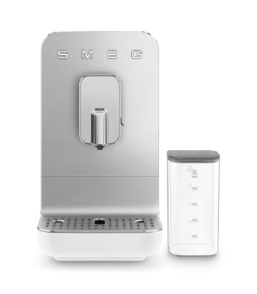 Smeg BCC13WHMEU Cafetera superautomática, Collezione, Blanco, con capuccinador