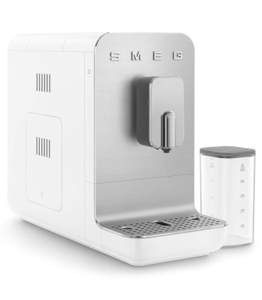 Smeg BCC13WHMEU Cafetera superautomática, Collezione, Blanco, con capuccinador