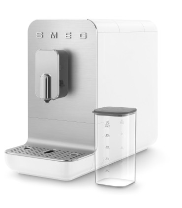 Smeg BCC13WHMEU Cafetera superautomática, Collezione, Blanco, con capuccinador