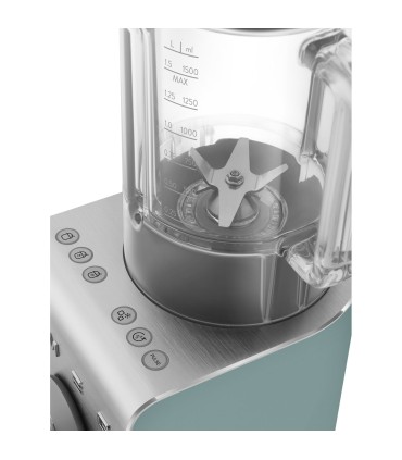 Smeg BLC02EGMEU Batidora de alto rendimiento, Collezione, Verde esmeralda Mate
