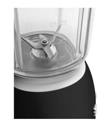 Smeg BLF03BLEU Batidora de vaso, 50's Style, Negro
