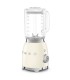 Smeg BLF03CREU Batidora de vaso, 50's Style, Crema