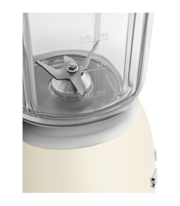 Smeg BLF03CREU Batidora de vaso, 50's Style, Crema