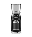 Smeg CGF11BLEU Molinillo de Café, 50's Style, Negro