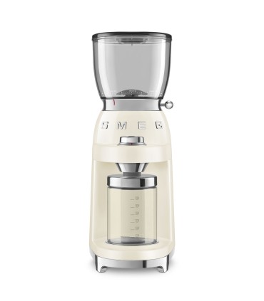 Smeg CGF11CREU Molinillo de Café, 50's Style, Crema
