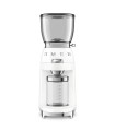 Smeg CGF11WHEU Molinillo de Café, 50's Style, Blanco