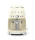 Smeg DCF02CREU Cafetera goteo, 50'Style, Crema