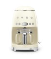Smeg DCF02CREU Cafetera goteo, 50'Style, Crema