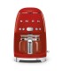 Smeg DCF02RDEU Cafetera goteo, 50'Style, Rojo