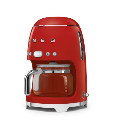 Smeg DCF02RDEU Cafetera goteo, 50'Style, Rojo